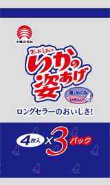 4枚×3P いかの姿あげ